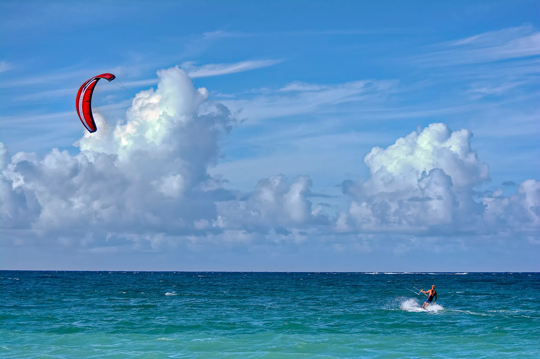 Kitesurfing